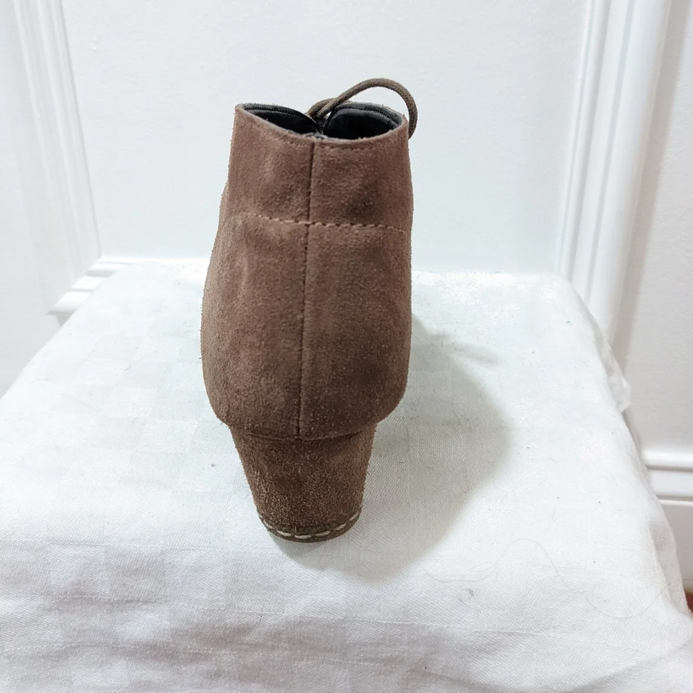 Suede wedges by Franco Sarto